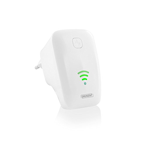 Eminent EM4595 300Mbit/s Blanco - Repetidor (300 Mbit/s, 3 dBi, IEEE 802.11b,IEEE 802.11g,IEEE 802.11n, Inalámbrico, WEP,WPA,WPA2,WPS, Blanco)