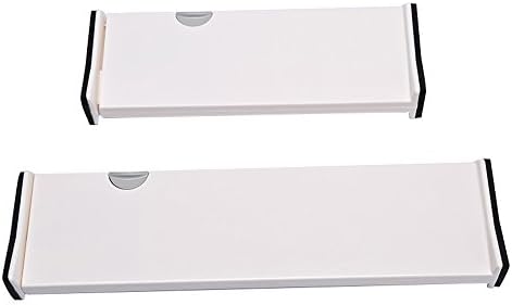 Gabriera Expandable Plastic Drawer Dividers Organiser Dresser Divider Clothes Underwear Utensils Toiletries Pack of 1 Small & 1 Large