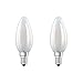 Produktbild Osram LED Star Classic B Lampe, in Kerzenform, nicht dimmbar, Ersetzt 40 Watt, Matt, Warmweiß - 2700 Kelvin, 2er-Blister