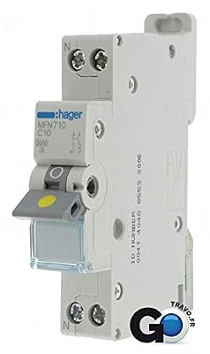 Hager disjoncteur 6a 3ka courbe c phase neutre hager à vis