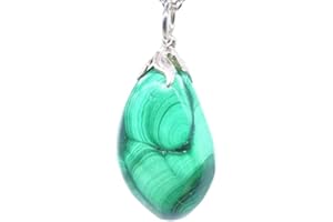 GENERICO TENET - Ciondolo in vera pietra naturale con catenina