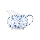 premium quality porcelain Arzberg Form 1382 Blaublüten Milchkännchen 6 P, Porzellan, White/Blue, 10.2 x 10.2 x 9.8 cm