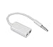 Cable Hunter 3.5mm Audio Jack Stereo Headphone Splitter Cable Adapter for All Smar phone, Android & Iphone - White - (2 Year Warranty) RS.129.00