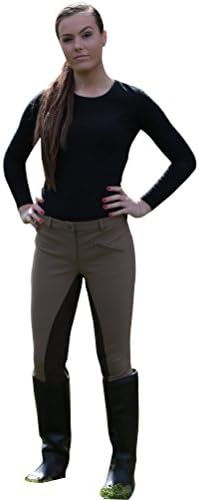 Unicorn Equestrian Ladies Full Seat Breeches Camel / Brown (10 | 30 Waist inch)