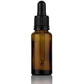 20 ml boş amber cam şişe siyah damlalık pipetli aromaterapi, sanat, el sanatları, ilk yardım, g&ouml;z damlası, kulak damlası vb. 