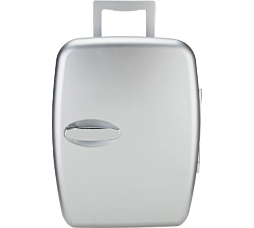 Preisvergleich Produktbild 14 Liter Retro Silber Mini Kühlschrank