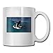Produktbild Daawqee Becher Porcelain Coffee Mug Turtle Sea Swim Ceramic Cup Tea Brewing Cups for Home Office