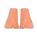 Produktbild Neufday 1 para Weibliche Kunststoff Fuß Modell Werkzeuge für Sandalen Display Weibliche Schaufensterpuppe Fuß Socken Schuhe Display Modell Links & Rechts Set(Adult -Bodenlos)