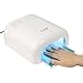 MelodySusie® High Quality Portable White 36W UV Lamp Light Acrylic Nail Dryer Curing Light Quick Drying with Sliding Tray & 2 Timer Settings + 4 * 9W UV Lamp + 1 * Free Extra Bulb