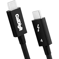 CalDigit [Intel zertifiziert] Thunderbolt 4 / USB 4 Kabel - 40Gbps 100W Aufladung, Kompatibel mit Thunderbolt 3 & USB-C, 2016