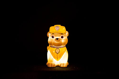 Illumi-Mates Paw Patrol offizielles Kinder Rubble Nachttischlampe - 3