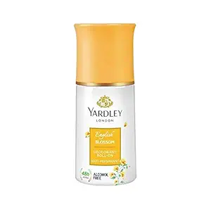 Yardley English Blossom Deodorant Roll-on for Women, 50 milliliters