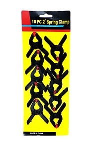 10 x Mini Leimzwingen Klemmen Leim 6,5 x 5,5cm Federzwingen Zwinge Klammern NEU