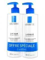 La Roche-Posay Lipikar Surgras Body Wash 2 x 400ml