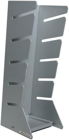 Coffeeboard Pod Holder, for Coffee Pod Holders, Station Deluxe with Drip Plate for Senseo Quadrante, Silver