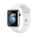 Produktbild Apple Watch Series 2 42mm Edelstahlgehäuse mit Sportarmband Weiß