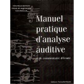 Book's Cover of Manuel pratique d'analyse auditive