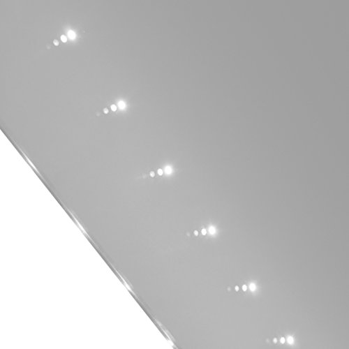 Anself Badspiegel Lichtspiegel LED Spiegel Wandspiegel mit Beleuchtung Warmweiß 3 Typ Optional - 2