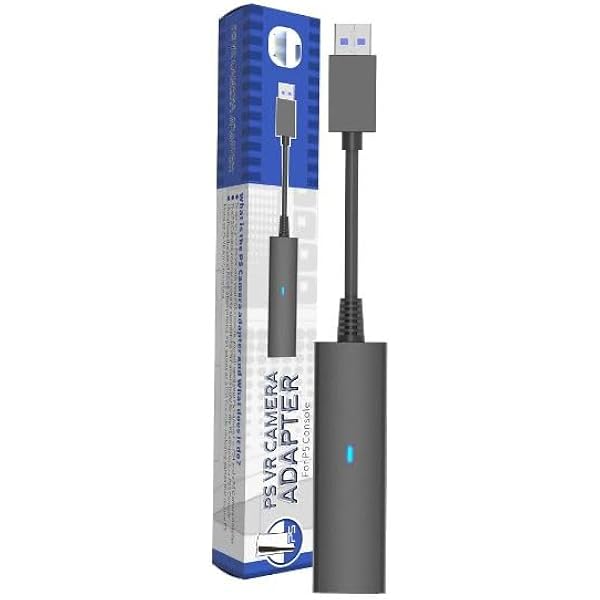 TCOS TECH PSVR Camera Adapter for PS5 Console, for Using