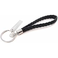 Schlüsselanhänger aus Leder mit Edelstahlring, personalisierbar durch Wunschtext Gravur auf Gravur-Anhänger. Farbe schwarz oder braun. Das persönliche Geschenk für Männer!