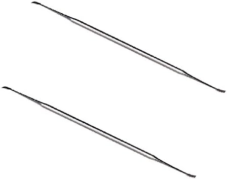 GS33 SYSTEM Tooth Scaler - Double Ended Dental Tooth Scaler for Cats or Dogs - Stainless Steel Tarter Removal Tool (2 Pack)