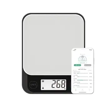 Hoffen Smart Food Digital Kitchen Weighing Scale & Food Weight Machine for Nutrition ,Health, Fitness, Home Baking & Cooking Scale with 1 Year Warranty & Battery Included