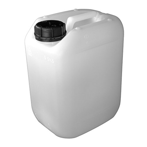 Kanister aus HD-PE (natur) mit Lebensmittelfreigabe, unbefüllt (5 Liter)