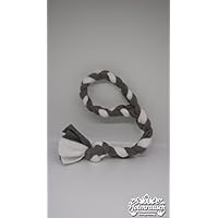 Zerrspielzeug - Zergel für Hunde - grau/weiß