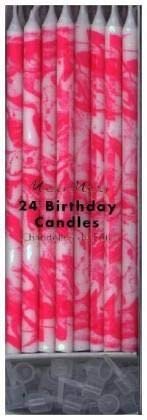 Preisvergleich Produktbild Meri Meri Kerzen Marmor-Effekt in Rosa