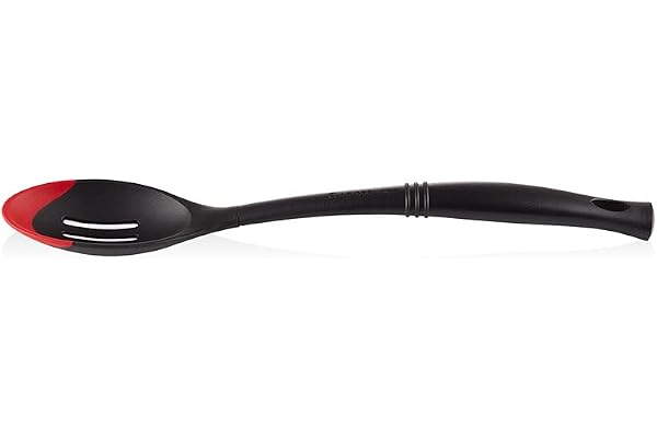 Le Creuset Écumoire Professionnel Avec Bord en Silicone, Silicone/Nylon, Cerise, 93100300060008
