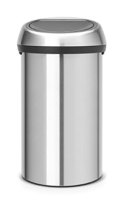 Brabantia 107962 Poubelle Touch Bin, 60 L - Inox mat
