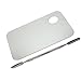 Silver Tone Stainless Steel Cosmetic Makeup Palette Spatula Eye Beauty Tools