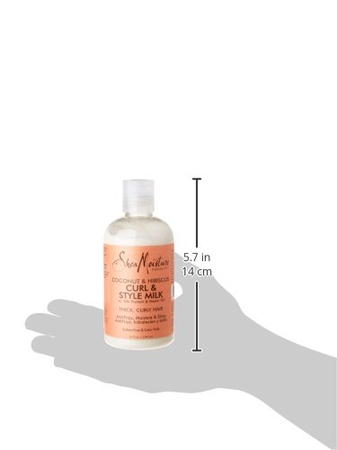 Shea Moisture Coconut und Hibiscus Curl und Style Milk, 1er Pack (1 x 236 ml) - 4