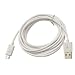 Produktbild plzlm 3 Meter Micro-USB-Kabel Schwarz/Weiß Ladekabel Ersatz für Playstation 4 Game-Controller