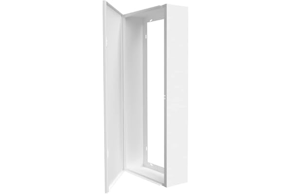 Coffret d'habillage pour tableaux électriques en acier blanc - H 790 x L 340 x P 140 mm - Ref. RCH300 - Marque ATOLE