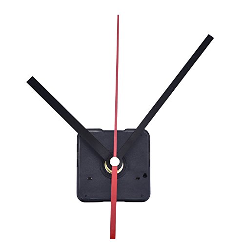 Mudder Stille DIY Quarz Uhrwerk Clock Quartz Movement 11/ 25 Zoll maximale Wahlstärke, 4/ 5 Zoll Gesamte Schaftlänge