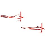 Cajou 2 Stück Sattelhalter rot für Pferdesattel