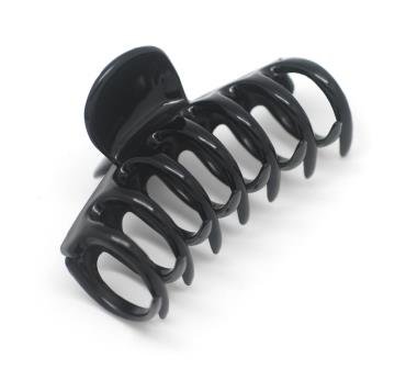 Basicare Roll Claw Clip, Large, 9 cm, Black