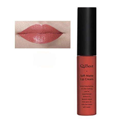 Ularma Lipgloss Soft Matte Flüssiger Lang anhaltender Wasserdicht Lippenstift, Rosa/07