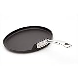 Le Creuset - Crepera de aluminio antiadherente, 24 cm, color negro