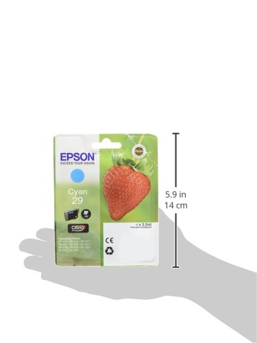 Epson Original T2982 Tintenpatrone Erdbeere, Claria Home Tinte, Text- und Fotodruck (Singlepack) cyan - 3