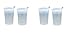 x2 Adult Convalescent Drinking / Feeding Cup / Beaker with 12X10mm Lip Spout (200ML)