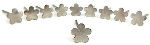 Geschenkset „Hammer & Nägel“ – zur Einweihung / Richtfest / Umzug / Hausbau / Einzug / Hauskauf / Nachbarschaft – Geschenk für gute Nachbarn und Freunde – Schlosserhammer 200g mit Holzstiel + 10 Blumennägel - 4