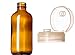 8 Ounce Amber Glass Bottle with Amber Flip Top Lid with Pressure Sensitive Liner with Gift Card & Envelope [Pack of 4] RS.2549.00