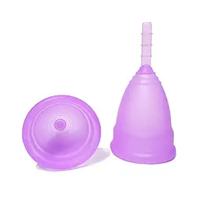 Elecant Re-Usable Menstrual Cup for Women - Small Size, Ultra Soft, Odour and Rash Free, No Leakage, Protection for Up to 8-10 Hours