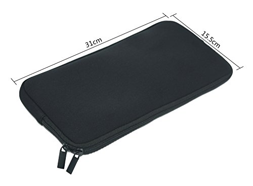 Case Wonder Soft Neue Neopren-Hülsen Bewegliches Schutztragetasche Abdeckung Taschen-Haut für Apple Drahtlose Bluetooth Tastatur MC184D/B MC184D/A / Apple Magic Tastatur MLA22D/A / Magic Trackpad 2 / Logitech Bluetooth Illuminated Keyboard K810 / Logitech K380 Bluetooth-Tastatur und fast 12-Zoll-drahtloser Tastatur - 5