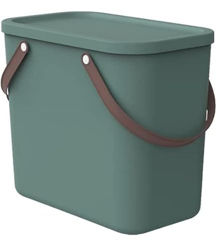 Boîte De Rangement Rotho Maloja 40L - Plastique Recyclé - Avec Couvercle Et Poignée - 39.5x38x34cm