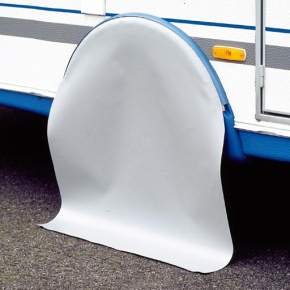 Preisvergleich Produktbild Radkastenabdeckung für Eiffelland Einachser, hellgrau