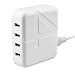 DMG 30W 6A 4 Port USB Wall Charger Desktop Charger station for iPhone, Samsung Galaxy, iPad, iPod, Camera, GPS, Android Cellphone,Tablet PC etc. RS.999.00