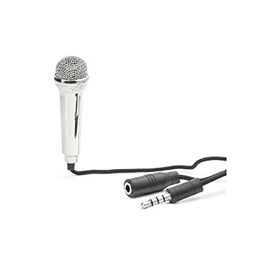 Kikkerland US133-EU Mini Microphone Karaoké Noir